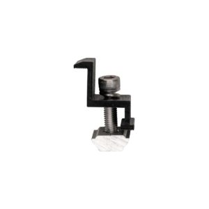 Zaciski czarne aluminiowe V-TAC do mocowania paneli fotowoltaicznych 35mm (Opak. 20szt)