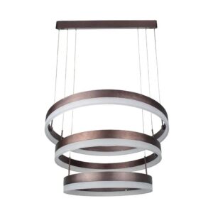 Oprawa Zwieszana LED V-TAC 82W Soft Light Chandelier Ściemnianie Kawowy VT-82-3 3000K 6500lm 3 Lata Gwarancji