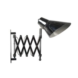 Lampa Ścienna V-TAC Rozciągana Sprężyna Czarny+Chrom E27 VT-7702 5 Lat Gwarancji