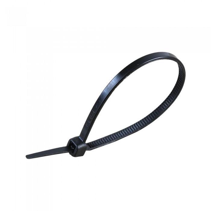 Opaski Zaciskowe V-TAC 3.5x200mm Czarna 18kg Nylon66 (Opak. 100szt)