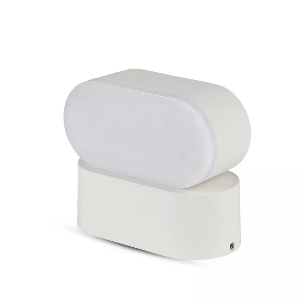 Kinkiet Ścienny V-TAC 6W LED Biały IP65 Obrotowy 350st VT-816-W-N 4000K 800lm