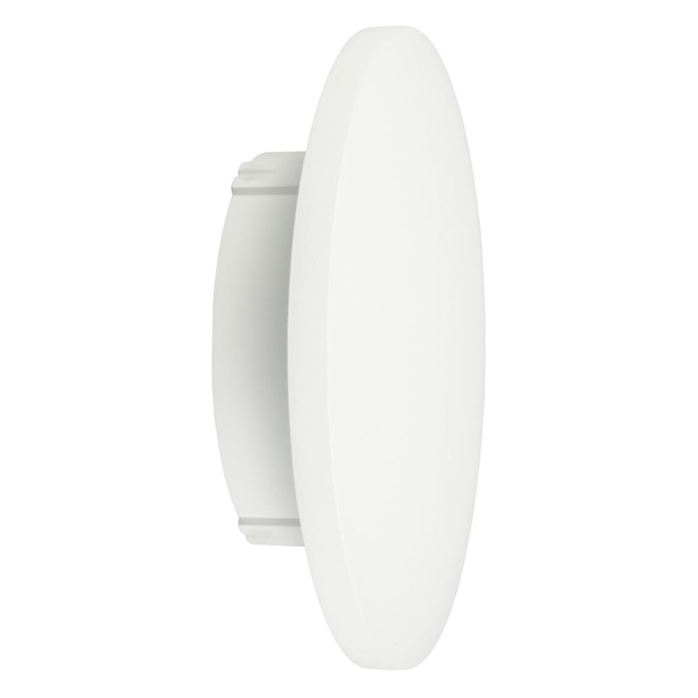Oprawa Ścienna Kinkiet 8W V-TAC Bridgelux Biały Okrągły 180mm IP65 VT-743 4000K 1280lm