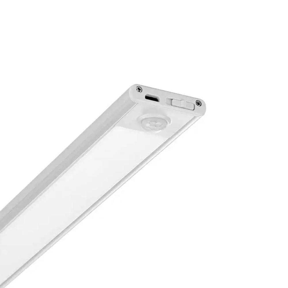 Oprawa podszafkowa V-TAC 2W LED Srebrna Czujnik Ruchu Ładowanie USB 40cm VT-8142 4000K 160lm