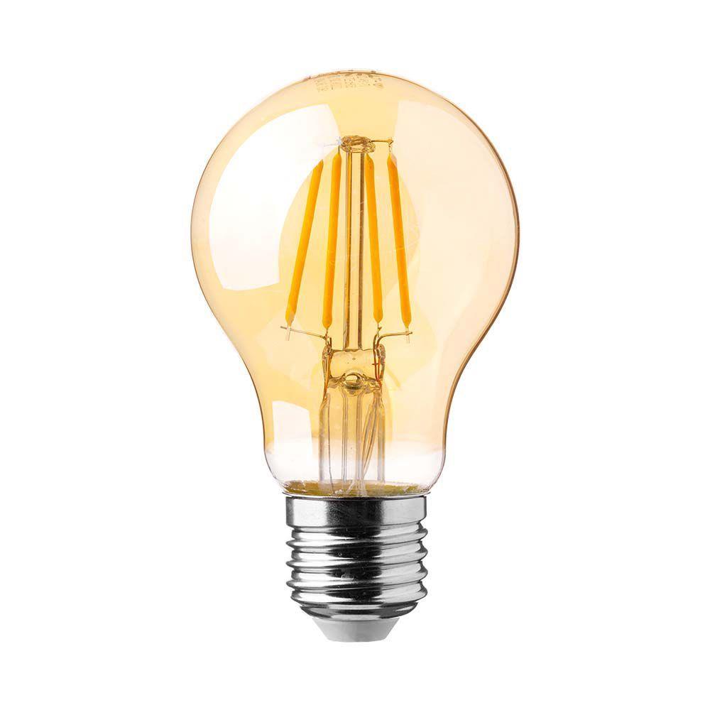 Żarówka LED V-TAC 12W Filament E27 A60 Bursztyn VT-2123 2200K 1350lm