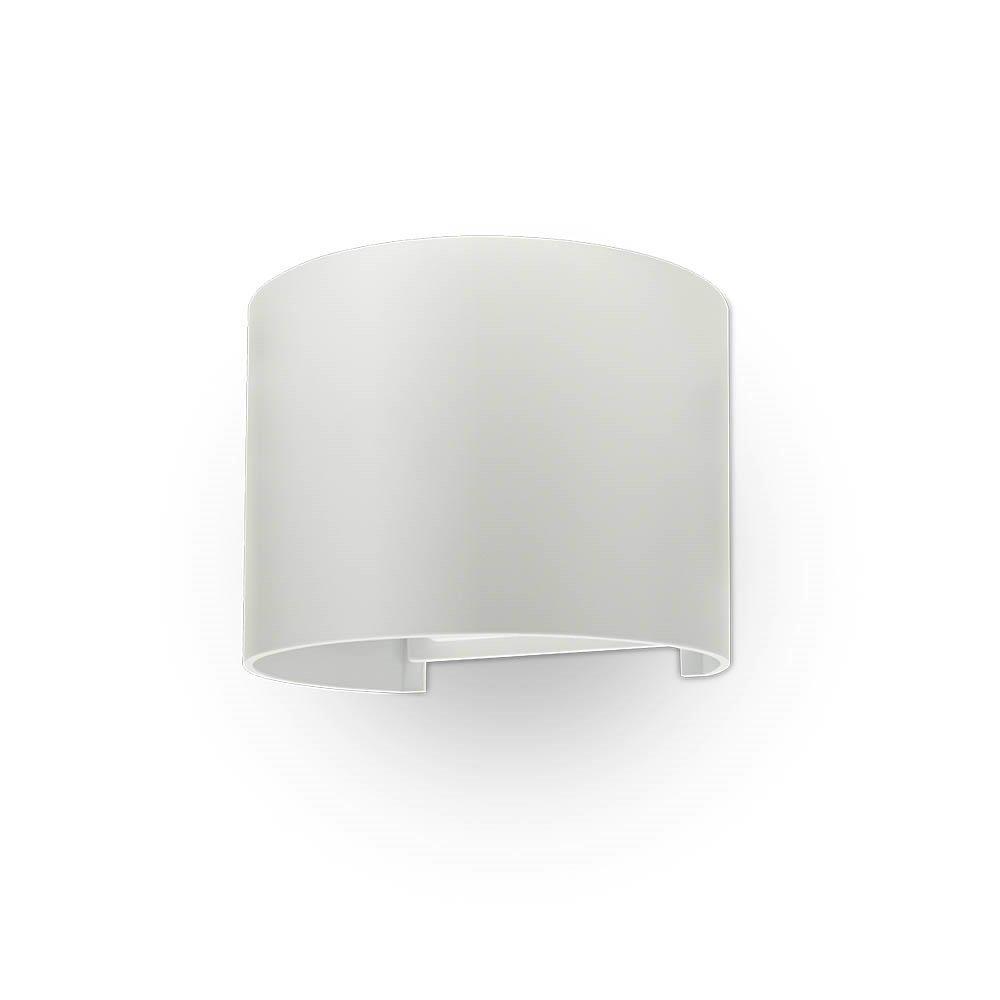 Oprawa Ścienna 6W V-TAC Góra Dół Regulowana Biały Okrągły IP65 Bridgelux VT-756-W 3000K 700lm
