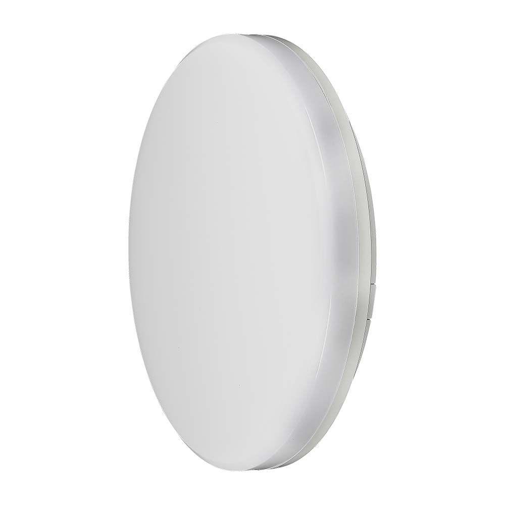 Plafon Natynkowy Okrągły V-TAC 15W LED SAMSUNG CHIP IP44 120Lm/W VT-8033 3000K 1850lm 3 Lata Gwarancji