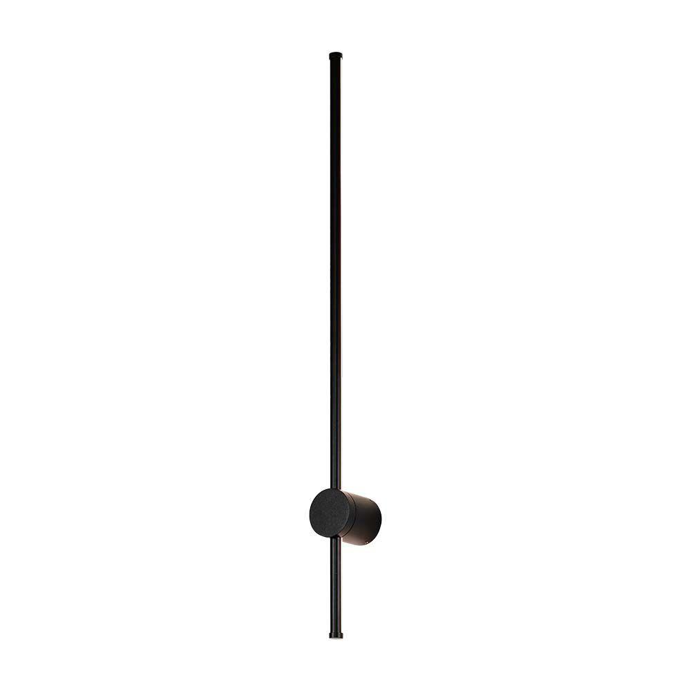 Oprawa Ścienna Elewacyjna LED V-TAC 12W IP65 Czarna 63cm VT-11112-B 3000K 1400lm