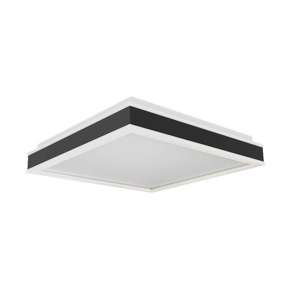 Plafon V-TAC 38W LED TRIAC 3w1 Czarny Kwadrat 40x40cm VT-7757-B 4000K 4000lm