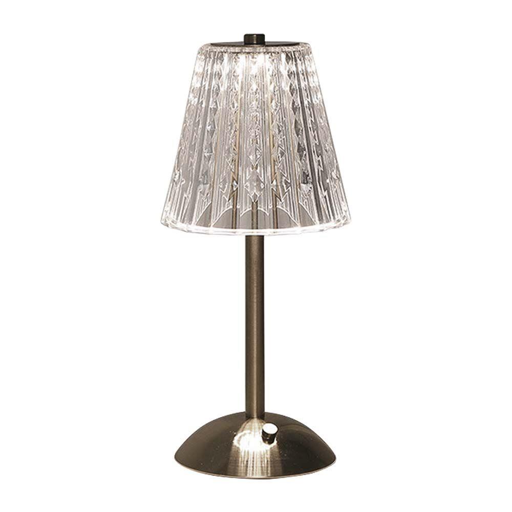 Lampka Biurkowa Nocna V-TAC 3W LED 29cm Ładowanie USB Ściemnianie Piaskowy Brąz VT-1033 3000K-6000K 210lm