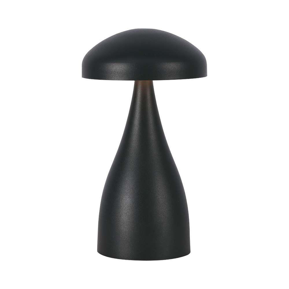 Lampka Biurkowa Nocna V-TAC 1W LED 22cm Ładowanie USB Ściemnianie Czarna VT-1041 3000K-6000K 55lm
