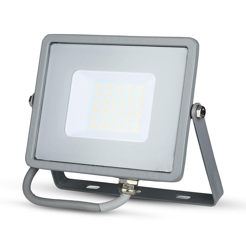 Projektor LED V-TAC 30W SAMSUNG CHIP Szary VT-30-G 4000K 2400lm 5 Lat Gwarancji