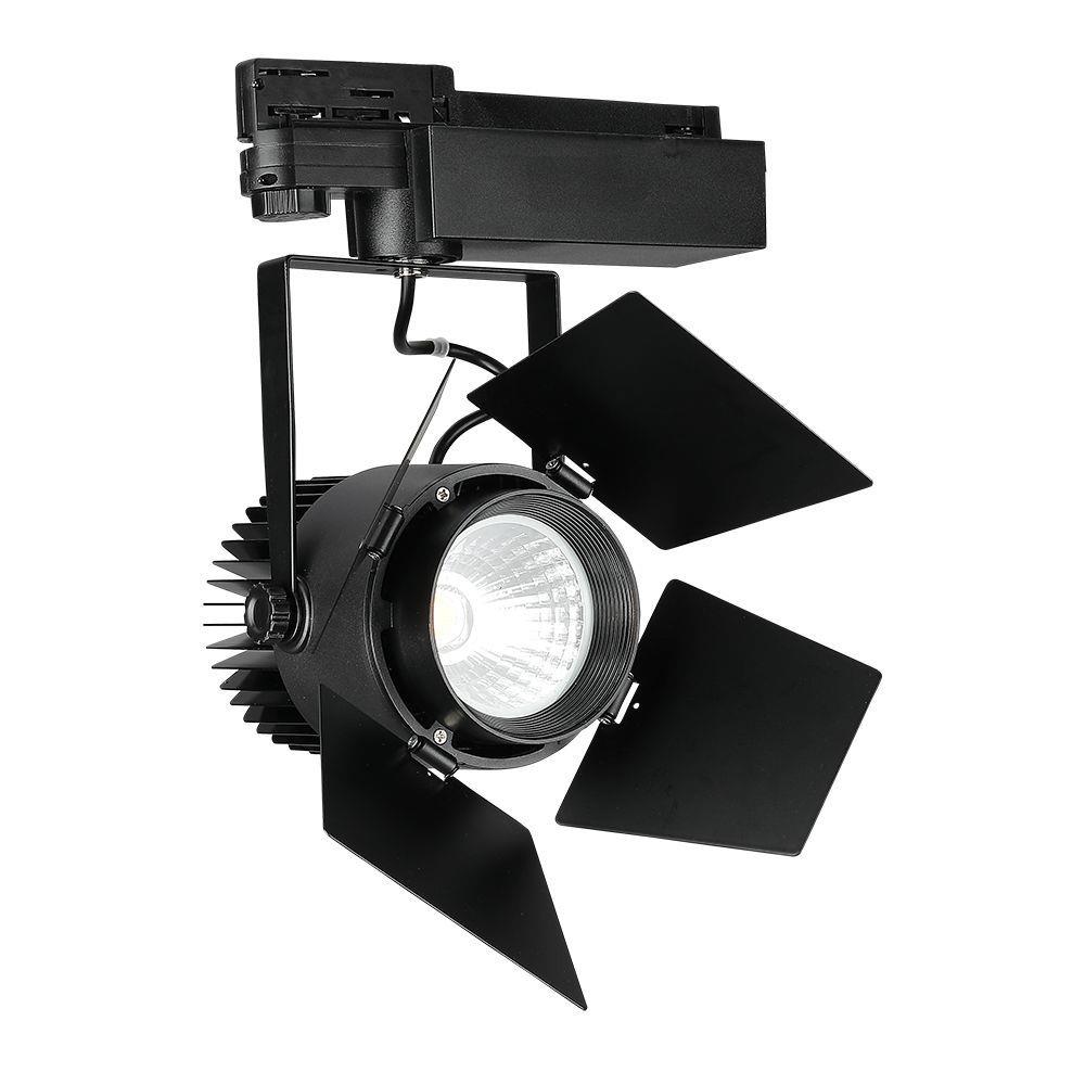 Oprawa Szynosystem 3F V-TAC 33W LED SAMSUNG CHIP CRI90+ Czarna VT-433 3000K 3000lm 5 Lat Gwarancji