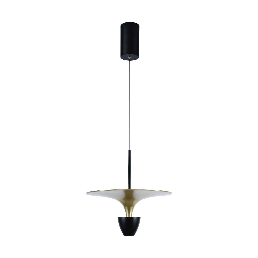 Oprawa Zwieszana V-TAC 9W LED Czarny+Złoty VT-7832 3000K 1000lm