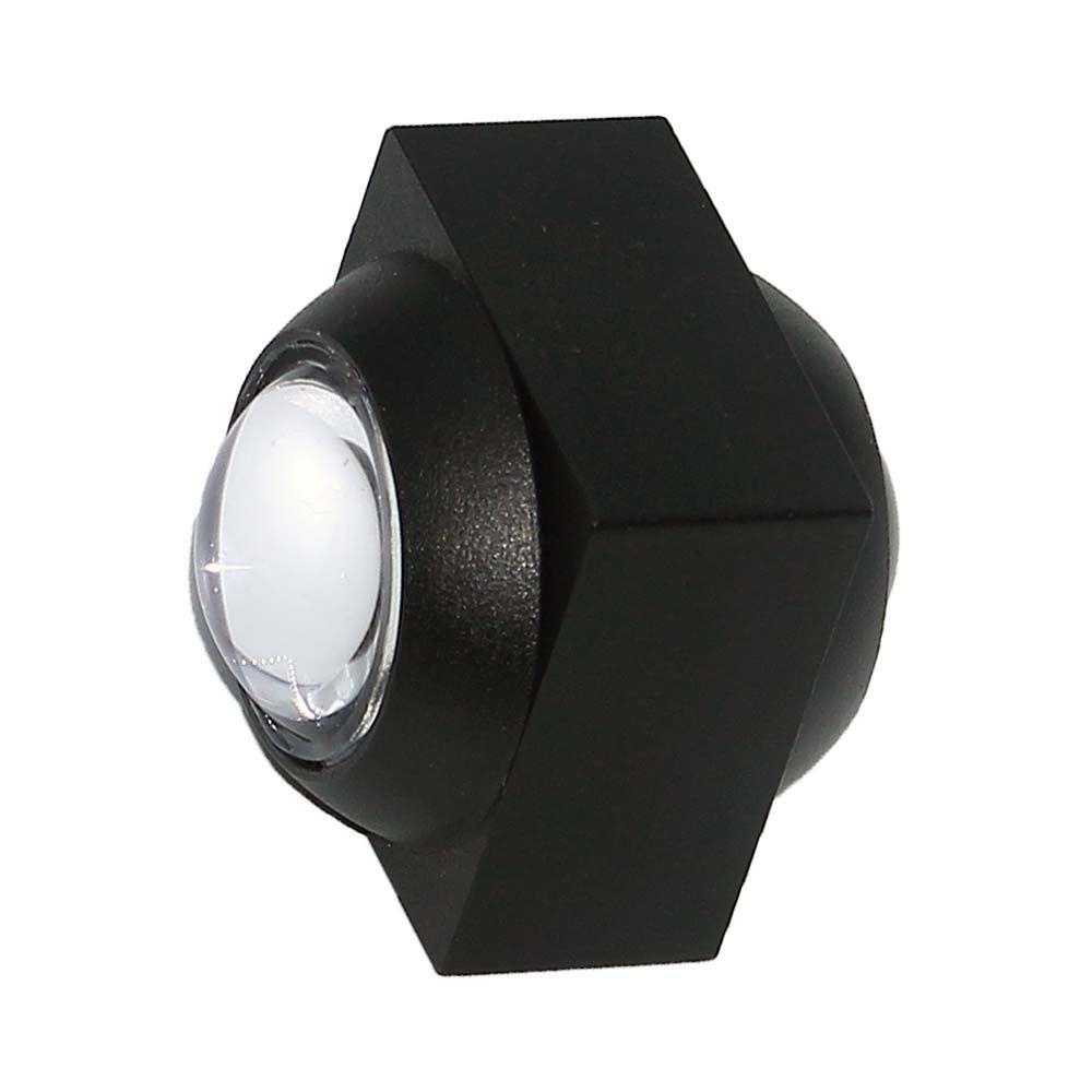 Oprawa Ścienna Góra Dół V-TAC 2W LED IP54 Czarna VT-2503 3000K 200lm