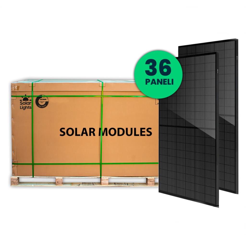 Moduł Panel Fotowoltaiczny V-TAC SUNPRO 400W FULL BLACK MONO SOLAR PANEL TIER 1 1724X1134X30MM (Paleta 36szt) VT-SP400-108M10 25 Lat Gwarancji