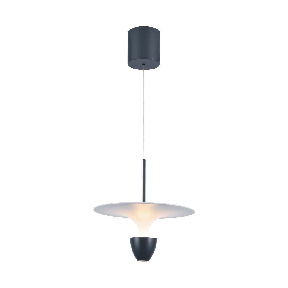 Oprawa Zwieszana V-TAC 9W LED Biały+Szary VT-7832 3000K 1000lm