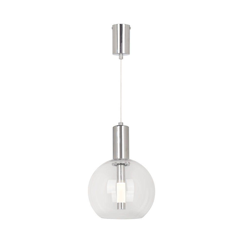 Oprawa Zwieszana V-TAC 5W LED Akryl fi.20cm Chrom VT-10114 3000K 450lm