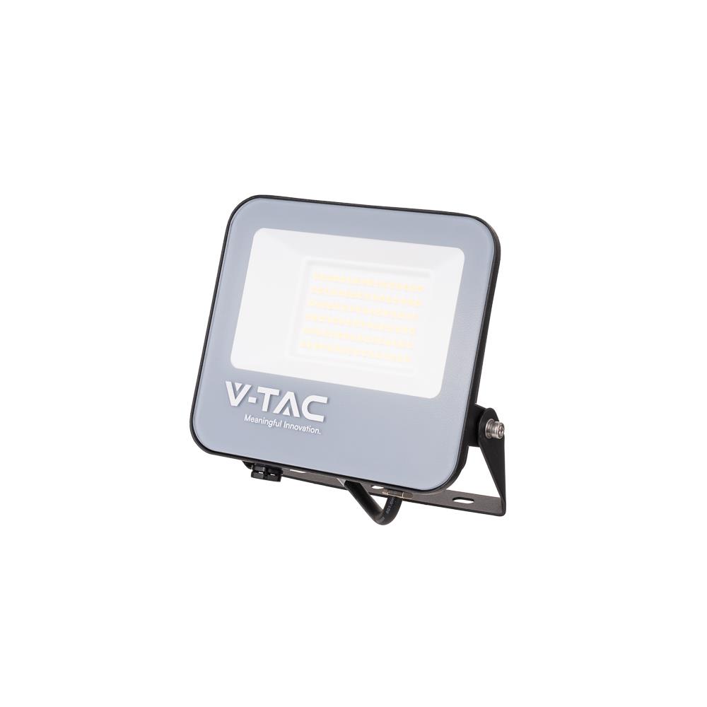Projektor LED V-TAC 50W Czarny 160Lm/W VT-44051 4000K 8000lm 5 Lat Gwarancji