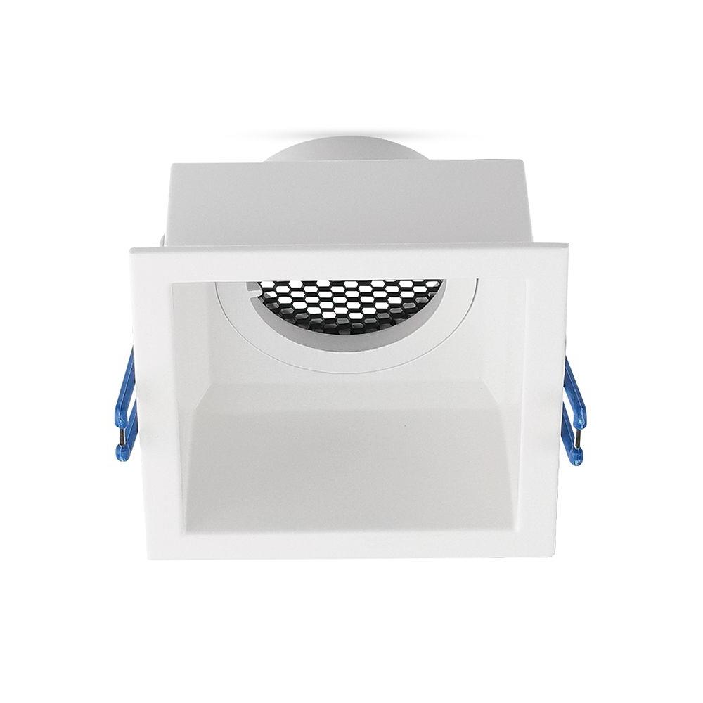 Oczko V-TAC GU10 Hoyne Comb Aluminium Kwadrat Białe VT-9001SQ