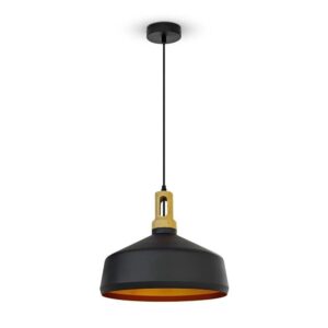 Oprawa zwieszana V-TAC czarna fi350 VT-7545-B 5 lat gwarancji