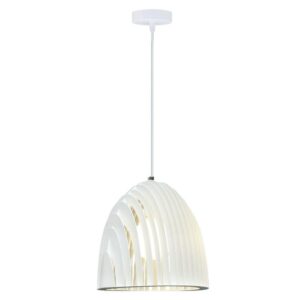 Oprawa zwieszana V-TAC seria pryzmat biała D250x270mm VT-7255-W 5 lat gwarancji