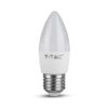 Żarówka LED V-TAC 5.5W E27 świeczka VT-1821 2700K 470lm