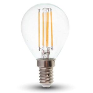 Żarówka LED V-TAC 4W filament E14 P45 kulka VT-1996 4000K 400lm