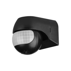 Czujnik ruchu ścienny 180st ruchoma główka czarny V-TAC VT-8028