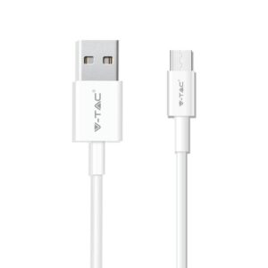 Przewód USB V-TAC typ C 1M biały seria pearl VT-5302