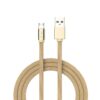 Przewód micro USB V-TAC 1M złoty seria ruby VT-5341