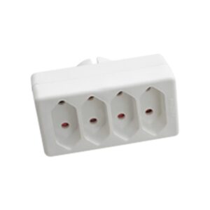 Rozgałęźnik 4x 10A 250V V-TAC biały VT-1004