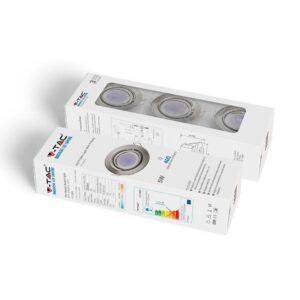 Zestaw oczek 3x5W GU10 satyna V-TAC VT-4444 6400K 400lm
