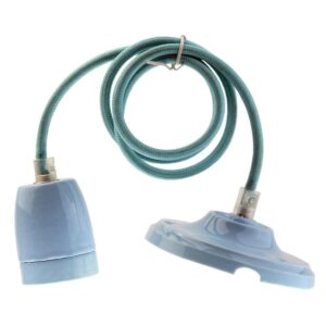 Oprawka zwieszana porcelanowa z przewodem niebieska V-TAC VT-7998-BL 5 lat gwarancji