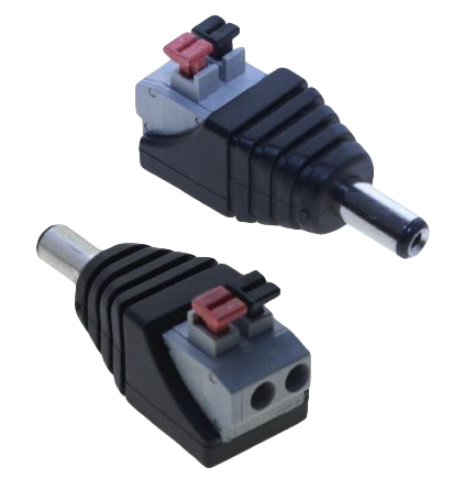 Wtyk DC 2,1x5,5 szybkozłączka