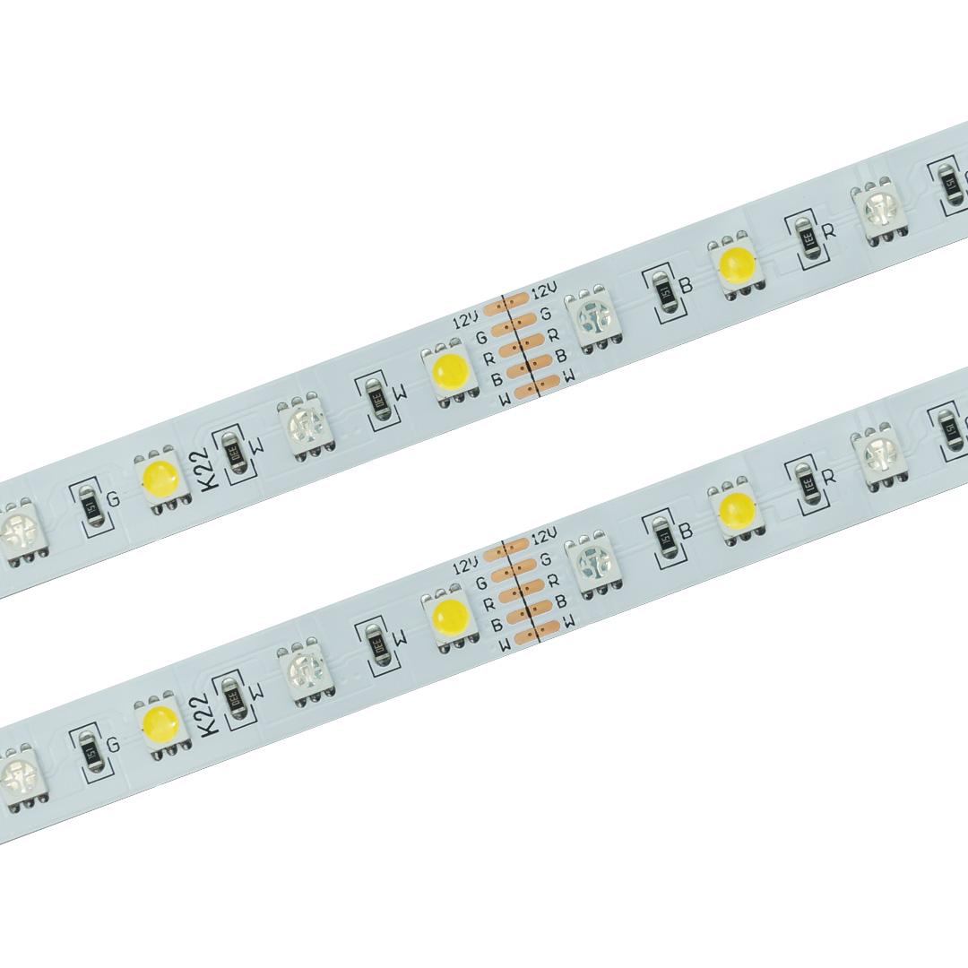 Taśma LED 60 SMD 5050 IP20 - RGB+NW naprzemian 10mm