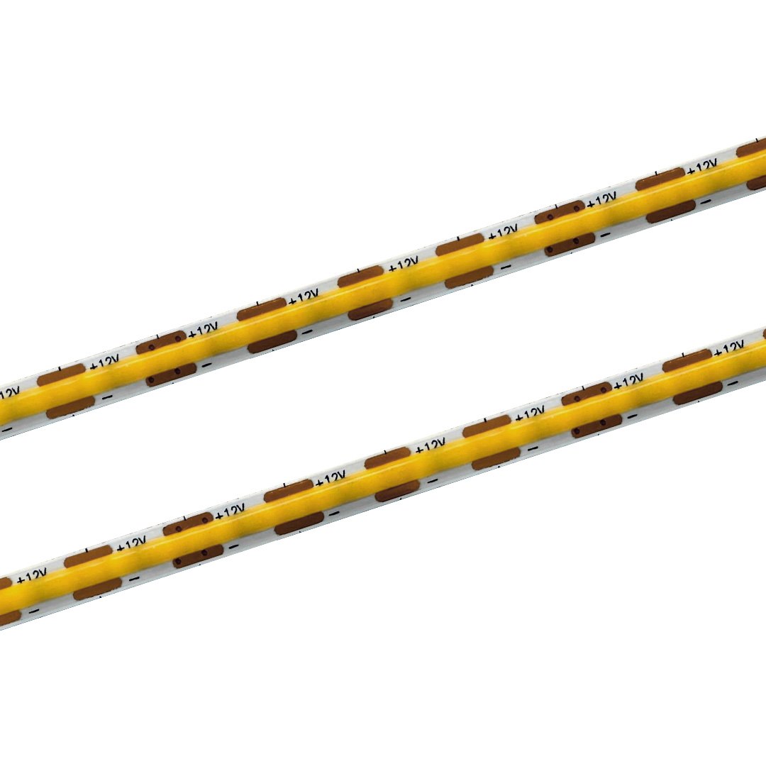 Taśma LED COB 400SMD 3000K 12V 5mm 12W/m Slim