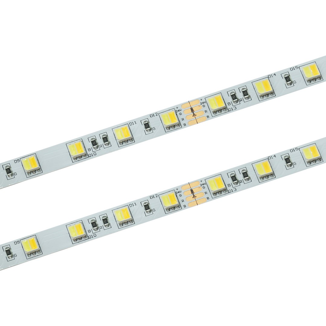 Taśma LED 60 SMD 5025 ciepła/zimna 24V CCT 3000-6500K ciepła, neutralna, zimna
