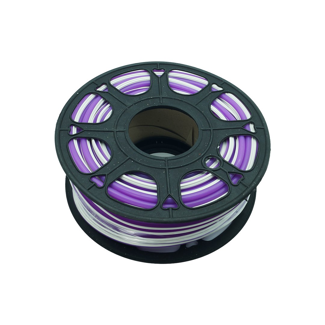 Neon frez 6 mm silikonowa osłona do taśmy LED fioletowa