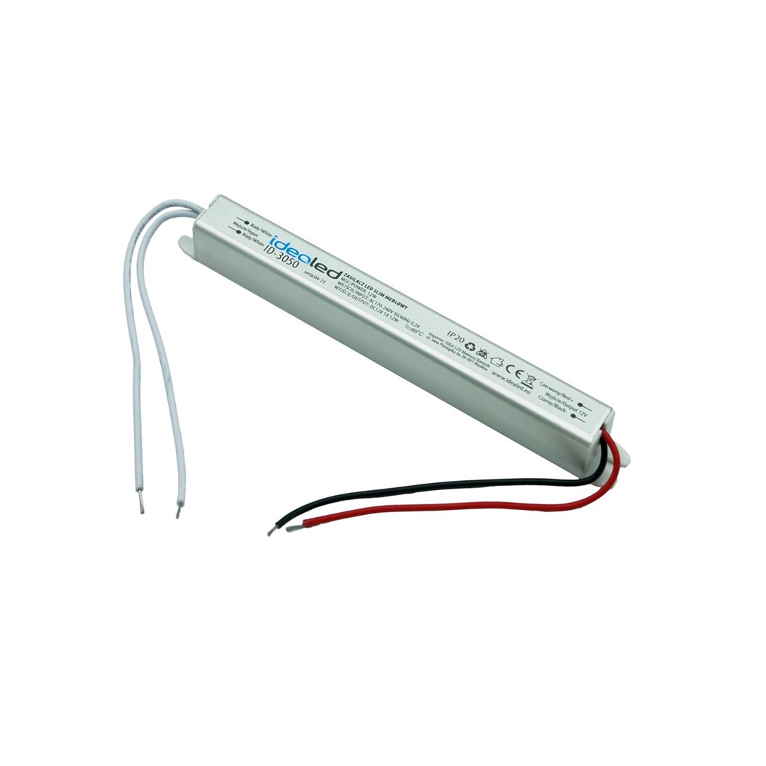 Komp. zasilania SLIM meblowy 12V DC 12W