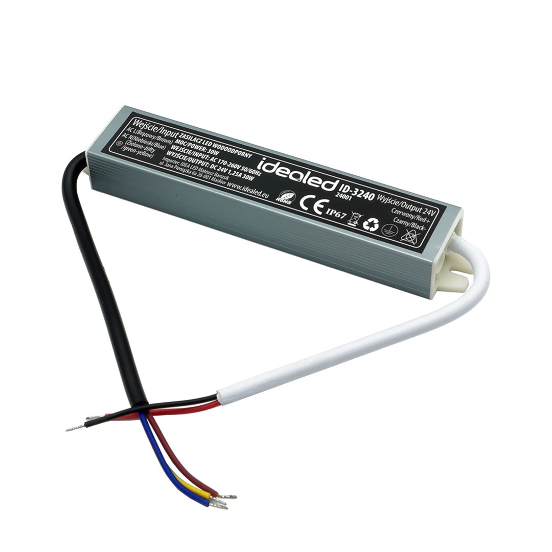 Komp. zasilania wodoodp. IP67 1,25A 30W24V DC