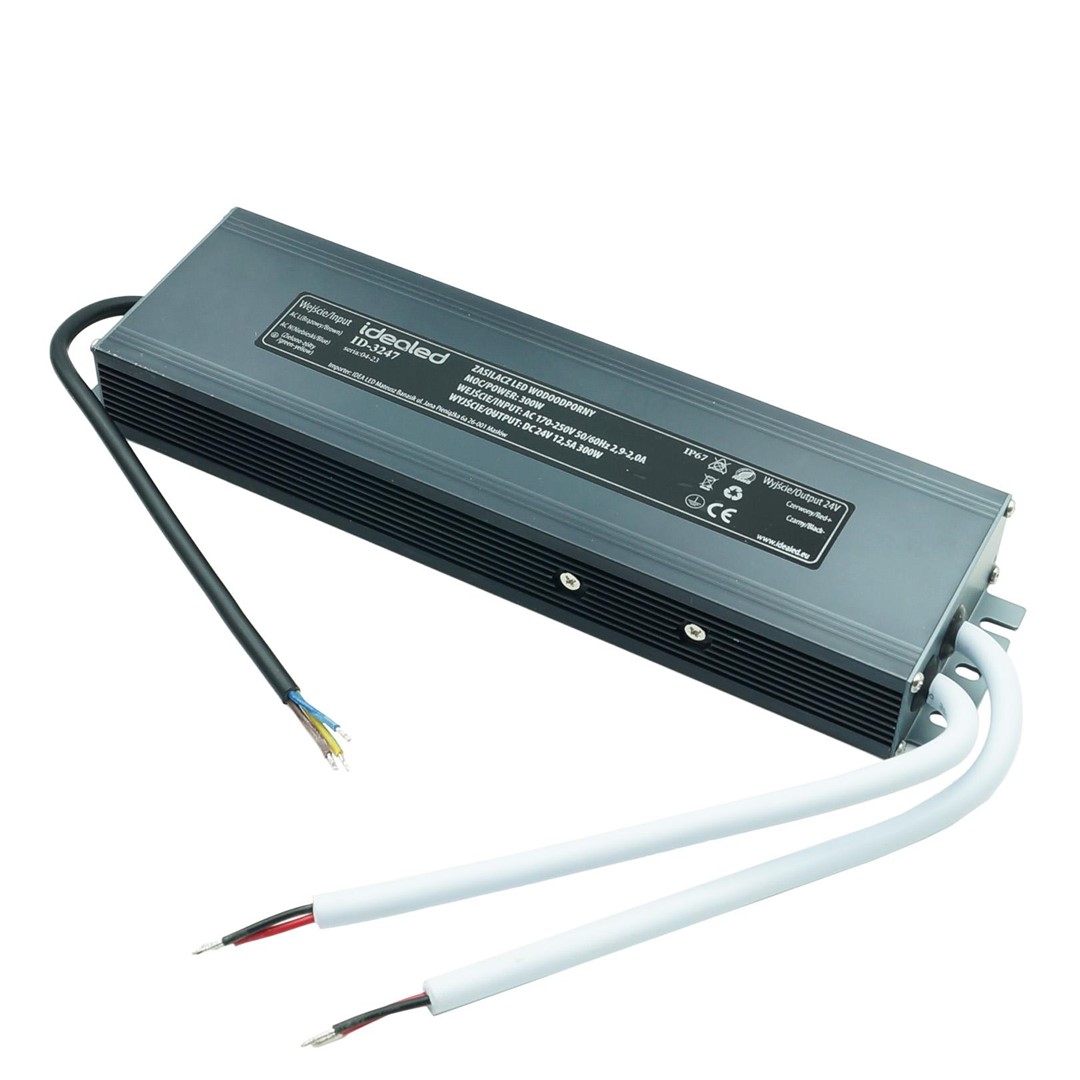Komp. zasilania wodoodp. IP67 12,5A 300W 24V DC