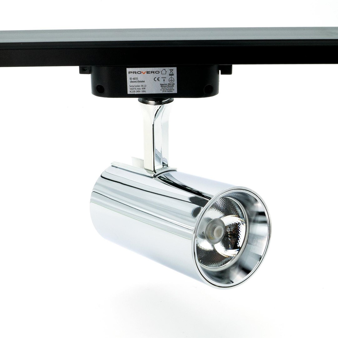 Lampa na szynoprzewód chrom DUCTUS