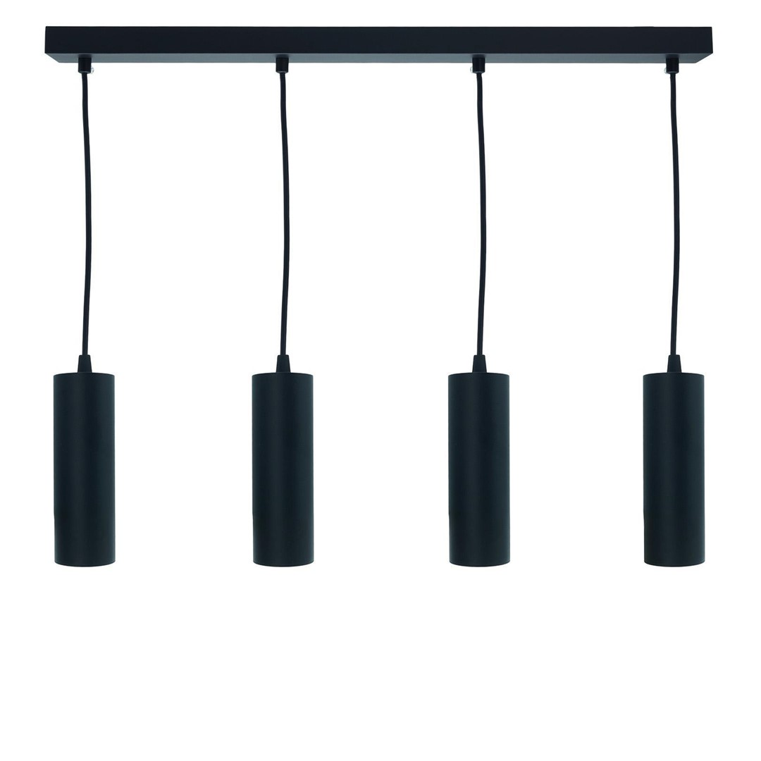 Tuba wisząca czarna CIRCUS-4 SLIM 170x55