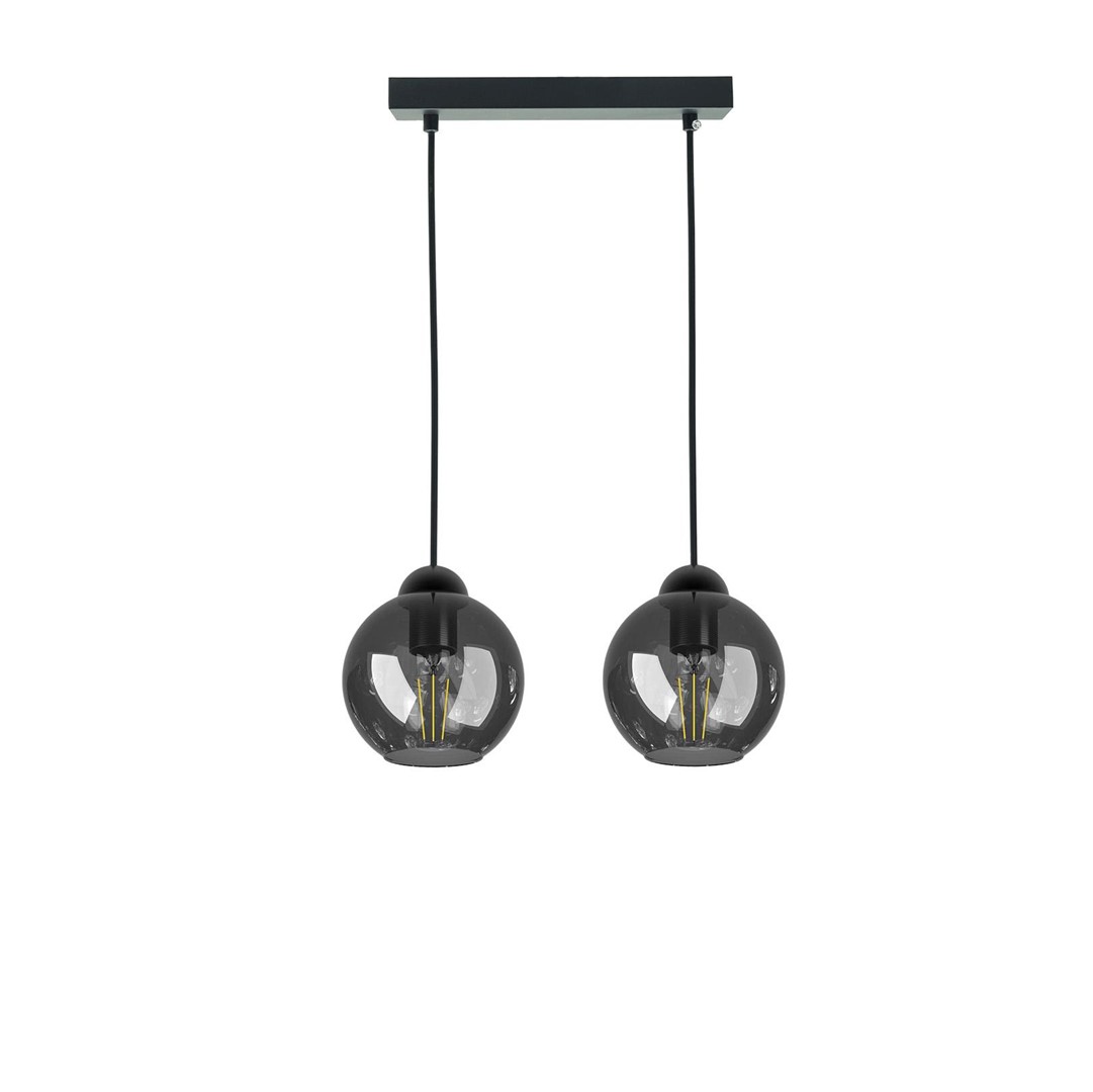 Lampa wisząca klosz dymiony NEBIOS-2