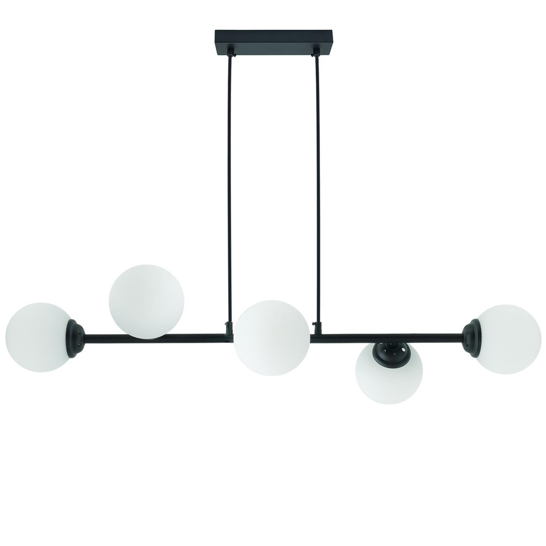 Oprawa wisząca 6xE27 PALLE Black