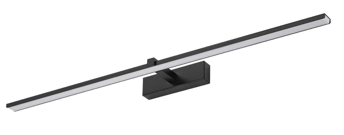 Lampa nad lustro VENUS 18W 90cm czarna4200K
