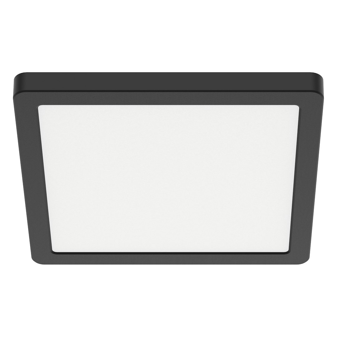 Plafon Evora Czarny Square 24W 3CCT
