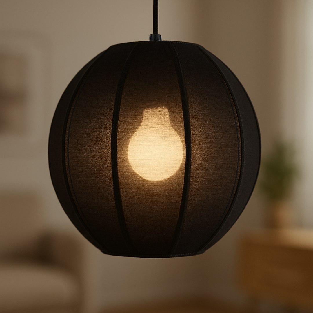 Lampa wisząca Dana Czarny 1xE27