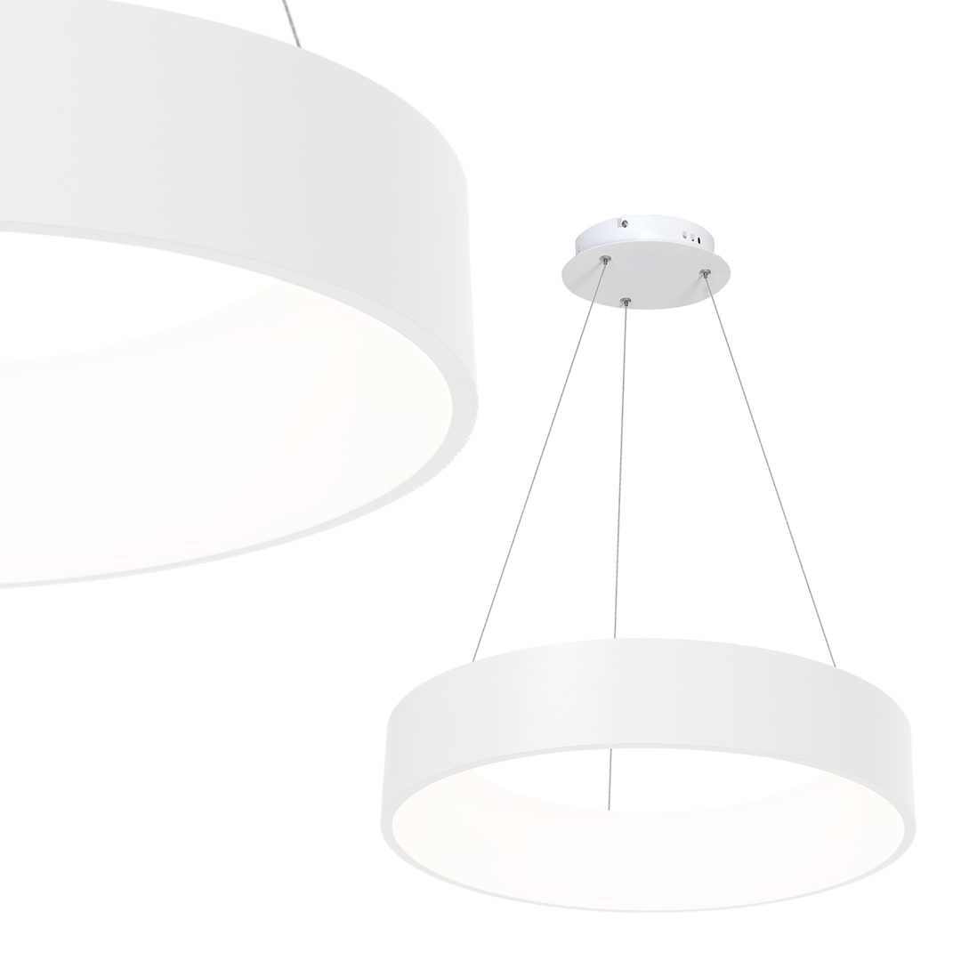 Lampa wisząca Ohio Biały 40W LED 3000K-4000K