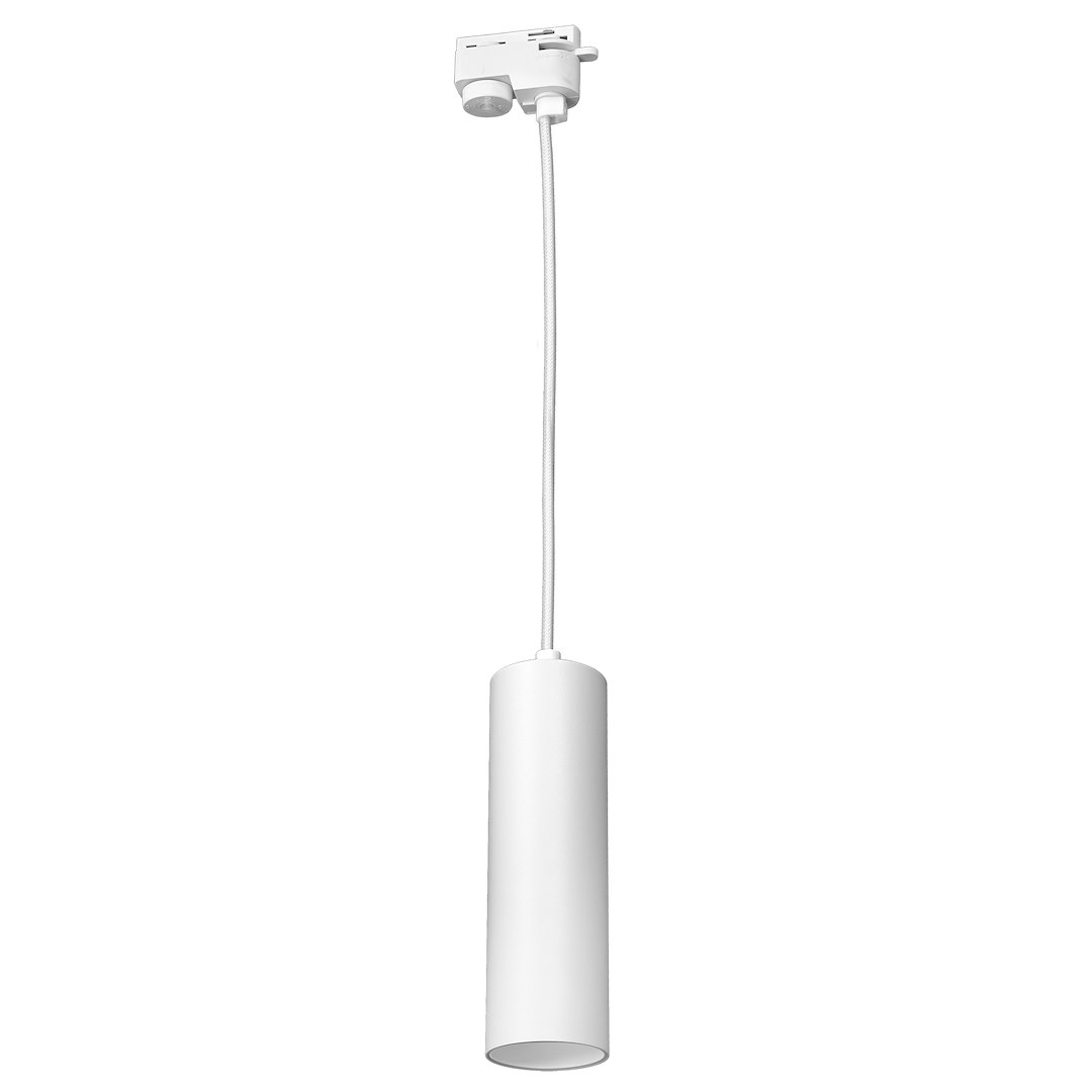 Pipe Track Pendant Light Biały 1xGU10